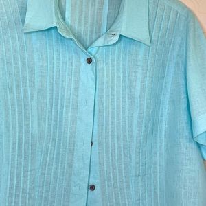 J.Jill linen shirt, size 1X EUC